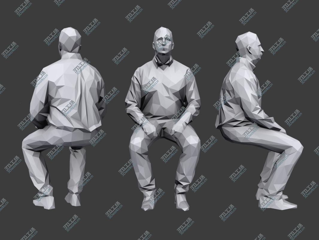 images/goods_img/2021040161/Lowpoly People Sitting Pack Vol. 3/3.jpg
